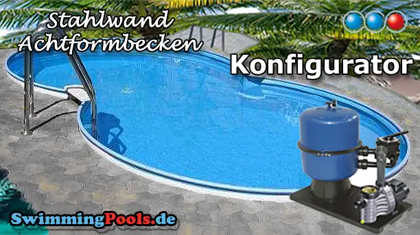 Pool Komplettset Achtform Pool Komplettset achtform selbst zusammen stellen