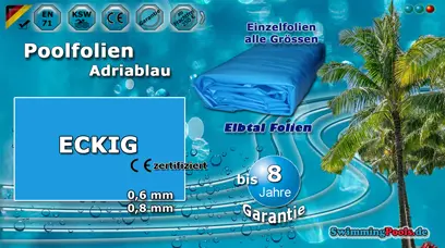 Poolfolie rechteckig
