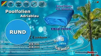 Poolfolie rund
