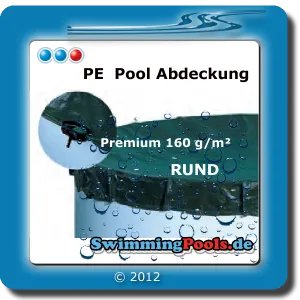 Abdeckplane für Stahlwandpool rund