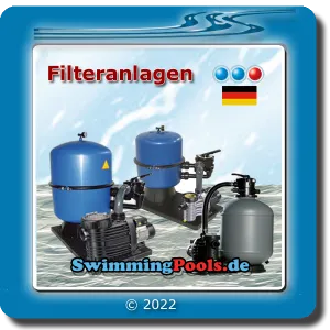 Auswahl Filteranlagen mit deutschen Markenpumpen für Stahlwandpool achtform