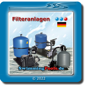 Pool achtform Komplettset Sandfarbe