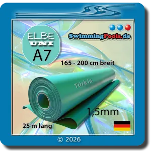 Rolle Poolfolie SBG 150 Classic 1,5 mm gewebeverstärkt 25m lang und bis 2m breit