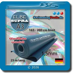 Elbtal Blueline Supra Rollenware - Farbe Taubenblau zum Schweißen 1,5 mm