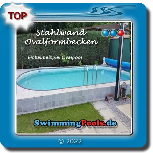 Pool oval 10x4 Einbaubeispiel Variante 2