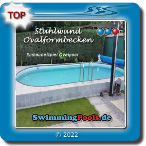 Pool oval 490 x 300 Einbaubeispiel Variante 2
