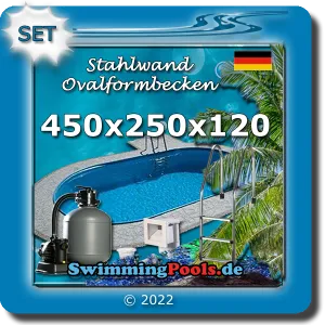 Pool oval 450 x 250 x 120