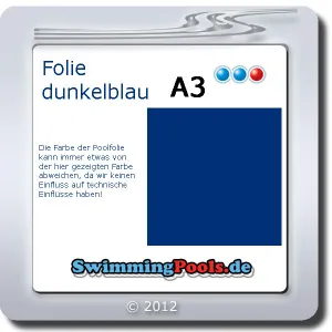 Poolfolie Farben 2 achtform 0,8 mm