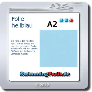 Poolfolie Sonderfarben 2 rund 0,8 mm