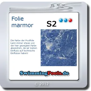 Poolfolie Sonderfarben 2 rund 0,8 mm