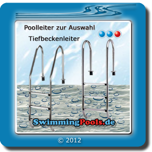 Poolleiter Auswahl zum Komplettset oval Sand