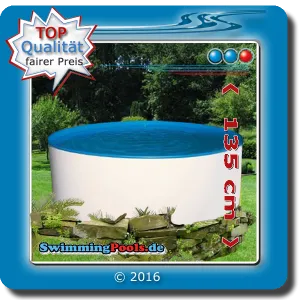 Stahlwand Pool 450 cm im Durchmesser kann frei aufgestellt oder komplett eingebaut werden