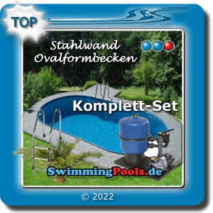 Stahlwand Pool oval KomplettSet selbst zusammen stellen