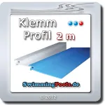 Klemm-Profilleisten für Folie mit Keilbiese