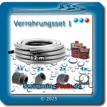 Pool Verrohrung Set 1