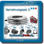 Pool Verrohrung Set 3