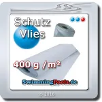 Poolvlies | weiß, 400 g/m², ther...