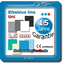 Poolfolie 1,5 mm Elbe BlueLine