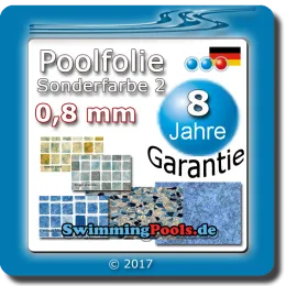 Poolfolien rund Farben 2