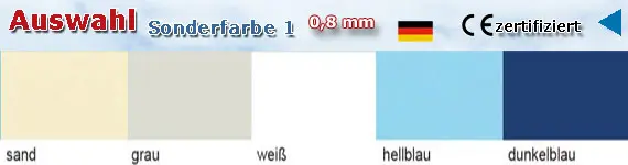 Auswahl der Folienfarben