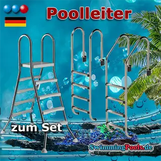 Poolleiter zum Komplettset 625 x 360 x 135, oben über dem Preis auswählbar