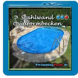 ein Oval Pool ist nur für den Einbau ins Erdreich geeignet, ein aufstellen ist nicht möglich 