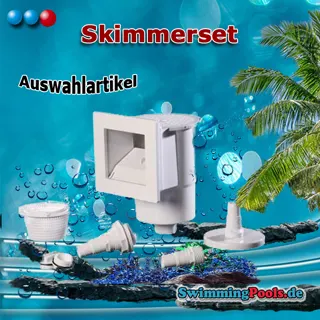 passendes Skimmerset mit Einlaufdüse für Pool 10x4x1,5